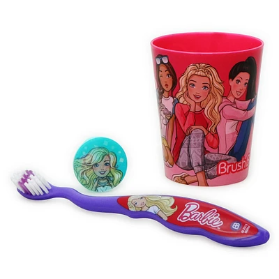 brush buddies® barbie™ toothbrush set