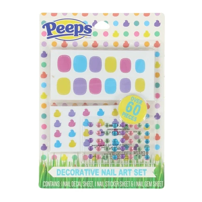 peeps® nail art stickers 60+ piece set