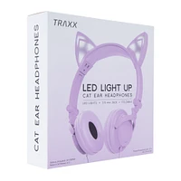 LED light up animal ears headphones - panda