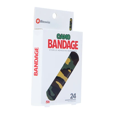 bioswiss® camo bandages 24-count