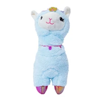 cute & cuddly standing llama stuffed animal 10.5in