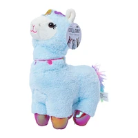 cute & cuddly standing llama stuffed animal 10.5in