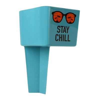 beach cup holder - green