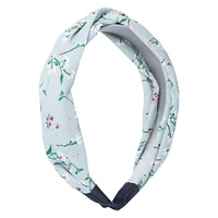 floral fabric twist headband