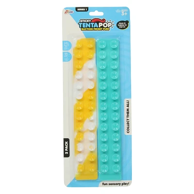 grafix® sticky tentapop suction fidget toy 2-pack