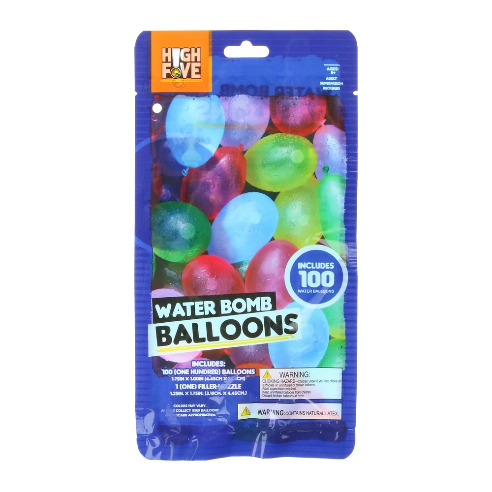 100-count water bomb balloons set