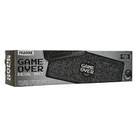 'game over' gaming desk mat 27.5in x 10.2in