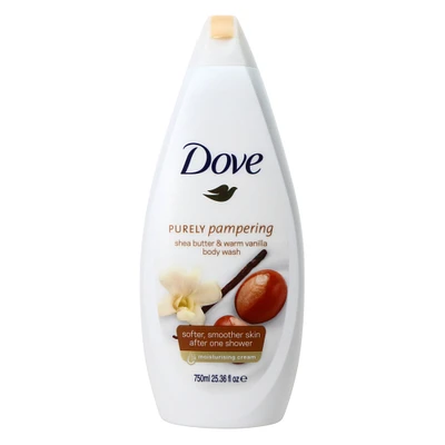 dove® purely pampering shea butter & warm vanilla body wash 25.36oz