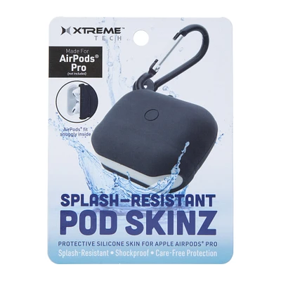 splash-resistant pod skinz for Apple AirPods Pro® - blue