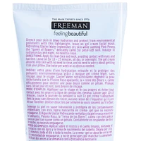 freeman® feeling beautiful™ hydrating anti-pollution mask w/ glacier water & pink peony