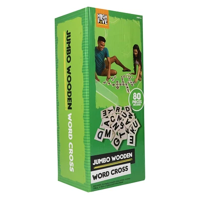 jumbo wooden word cross game