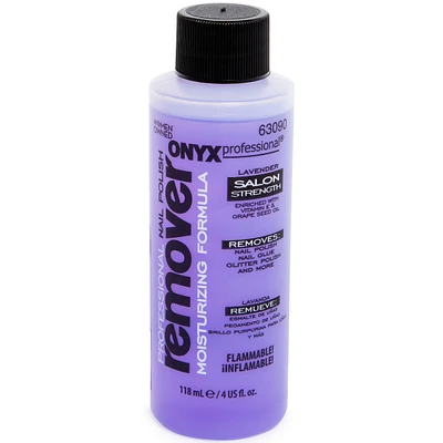 onyx professional® nail polish remover - moisturizing formula 4oz