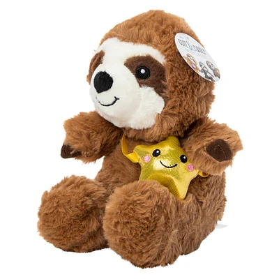 stylish sloth stuffed animal 11in