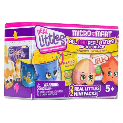 real littles™ micro mart 2 real littles, 2 mini packs