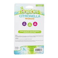 bugables® citronella bug repellent wristband 2-pack