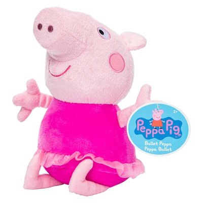 peppa pig™ ballerina stuffed animal 12in