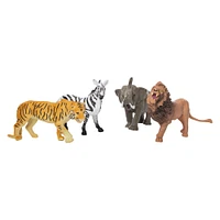 safari animal figures 4-piece play set