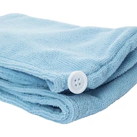 therawell® twirly hair towel infused with biotin