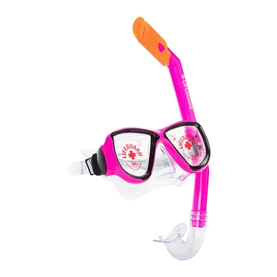 official lifeguard® youth snorkeling mask set