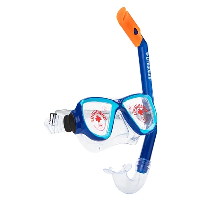 official lifeguard® youth snorkeling mask set