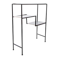 console accent table with shelves 24in x 29in