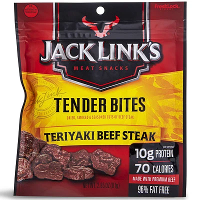 jack link's® tender bites teriyaki beef steak 2.85oz