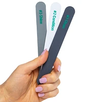 deluxe buffing system 3-piece nail file set