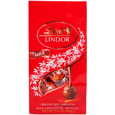 lindt® lindor milk chocolate truffles 9.3oz