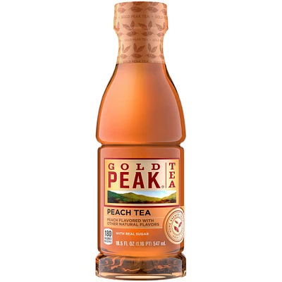 gold peak® peach tea 18.5oz