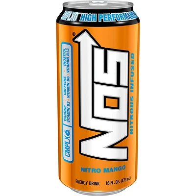 nos® nitro mango energy drink 16oz