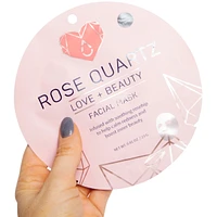 rose quartz love + beauty sheet mask