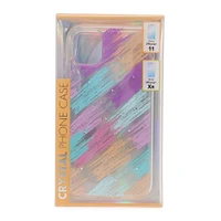 iPhone 11®/iPhone Xr® crystal phone case - paint streaks