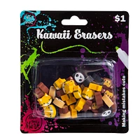 kawaii animal erasers 40-pack