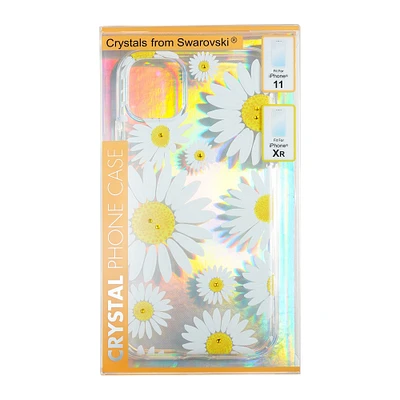 iPhone 11®/ iPhone Xr® crystal phone case - daisy