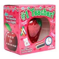 #1 teacher milk chocolate flavored apple 3.75oz