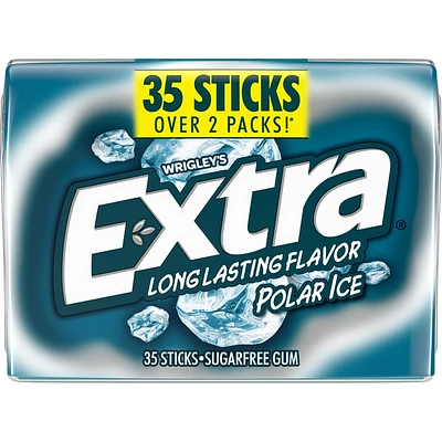 extra® polar ice sugarfree gum - 35 sticks