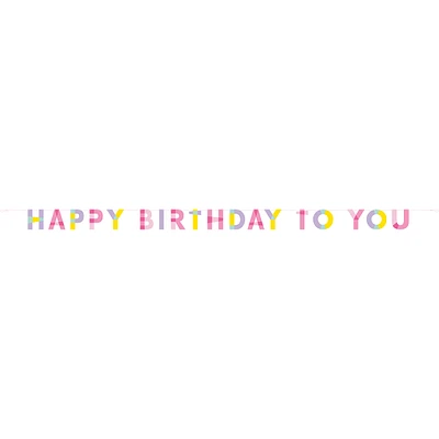 11ft frosted sprinkles birthday banner