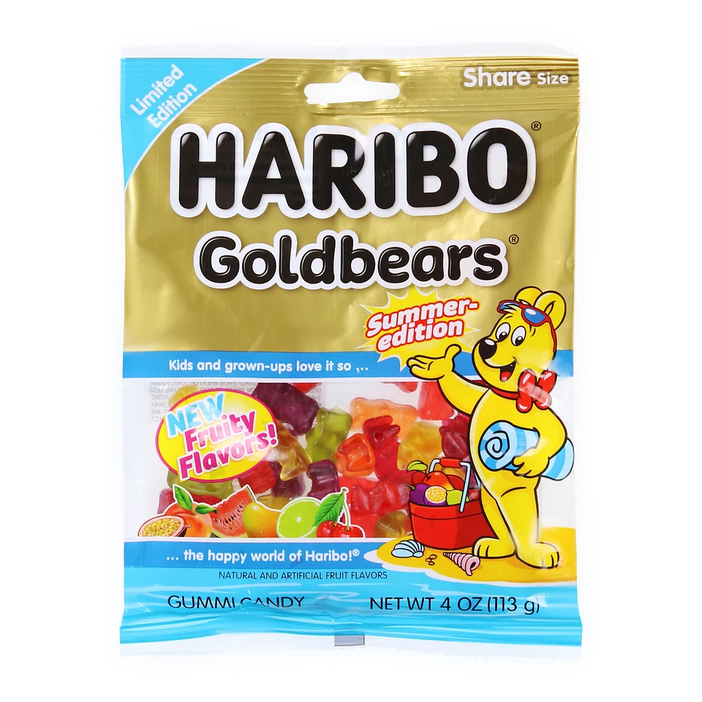 haribo® goldbears® summer edition gummi candy 4oz