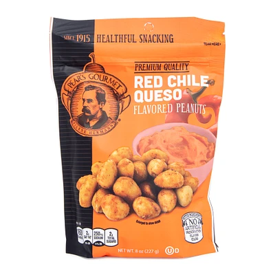 red chile queso peanuts