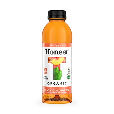 honest® organic peach oolong tea 16.9oz