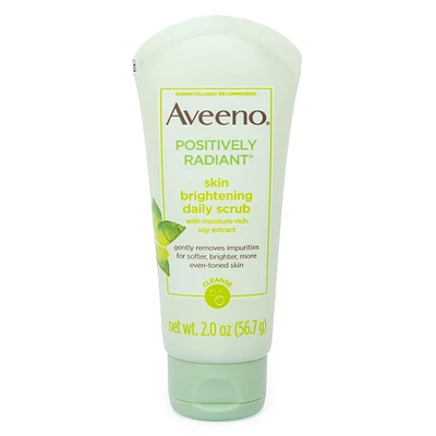 aveeno® positively radiant skin brightening daily scrub 2oz
