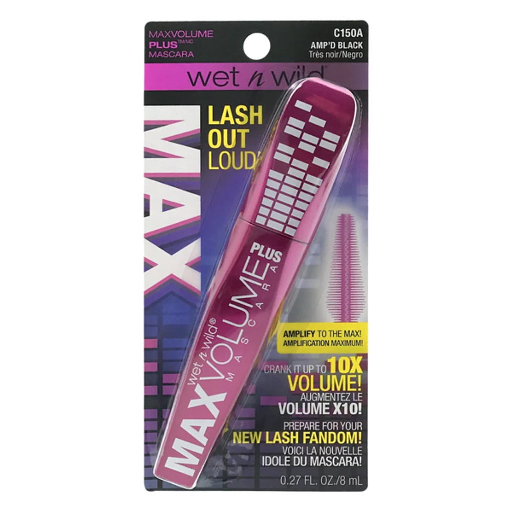 wet n wild® max volume plus mascara