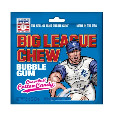 big league chew® bubble gum - curveball cotton candy 2.12oz