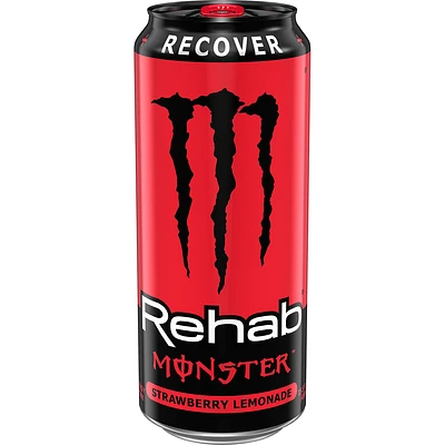 monster® rehab strawberry lemonade energy drink 15.5oz