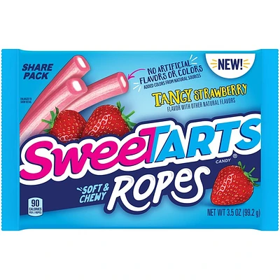 sweetarts® tangy strawberry soft & chewy ropes share pack 3.5oz