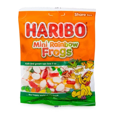haribo® mini rainbow frogs gummi candy 4oz