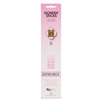 gonesh® rose incense sticks 20-pack