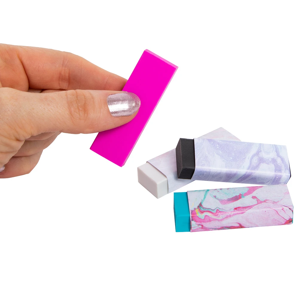 wrapped erasers 4-pack