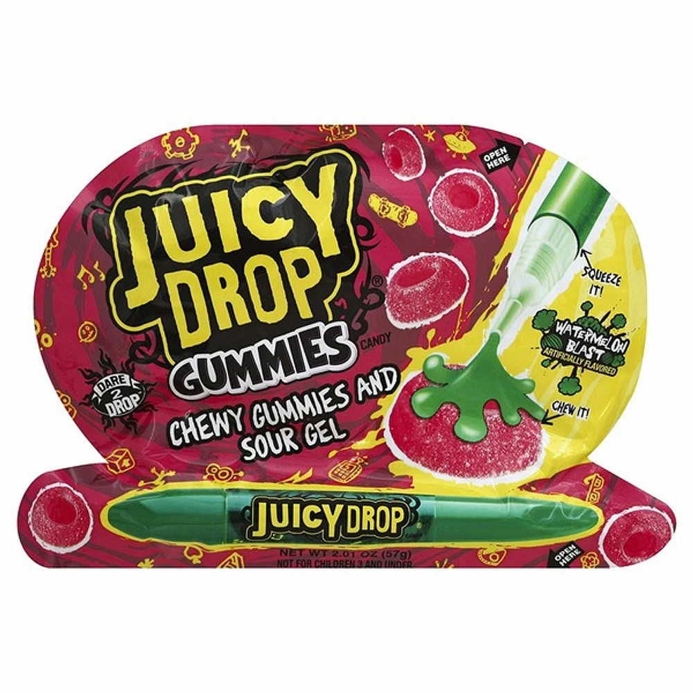 Juicy Drop® Gummies & Sour Gel 2.01oz