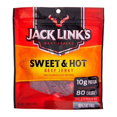 jack link's® extra tender sweet & hot beef jerky 2.85oz